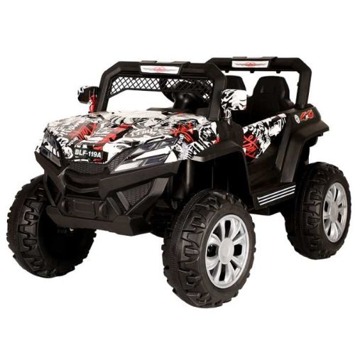 Megastar 4X4 Cherokee Jeep 2 Small Seater Buggy 12 V - White (UAE Delivery Only)