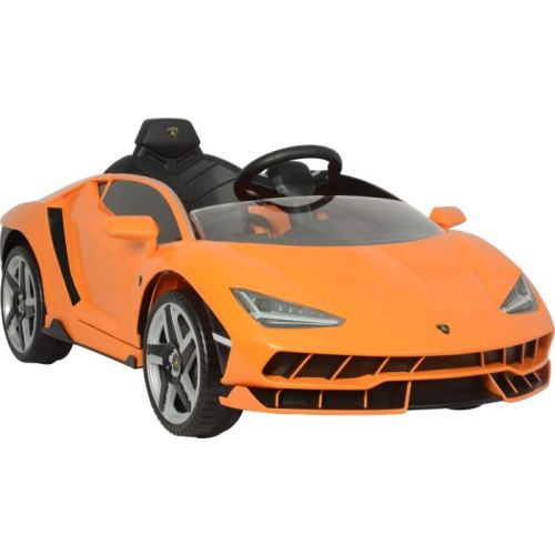 Megastar Ride On 12 V Limited Edition Licensed Lamborghini Centenario Licensed Kids Convertible Car With Ac Fan - Orange (UAE Delivery Only)