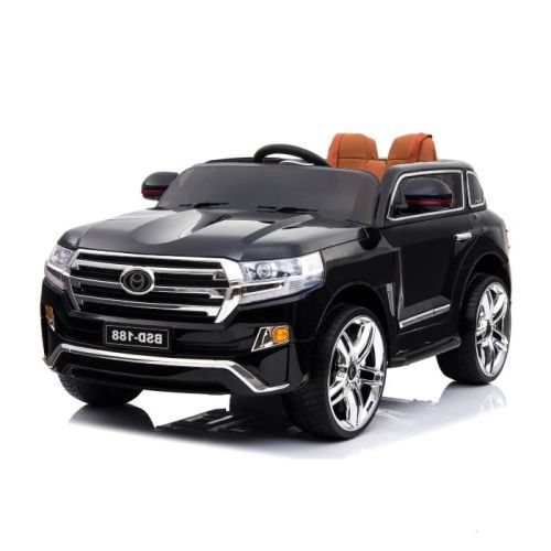 Megastar Ride On Platinum 12 V Toyota Land Cruiser Style  - Black (UAE Delivery Only)