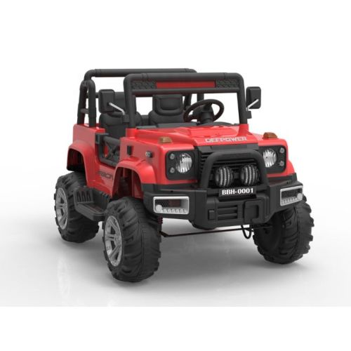 Megastar Trailhawk Suv Electric  12 v 2 seater Jeep 4x4  - Red (UAE Delivery Only)