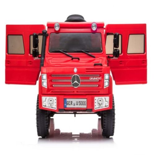 Megastar 12 V Licensed Metallic  Mercedes Unimog U500 Truck- Red (UAE Delivery Only)