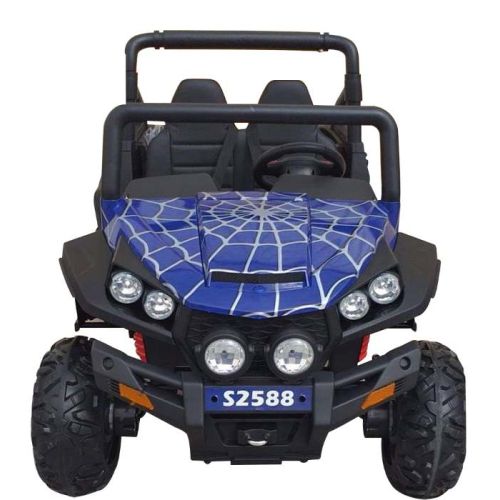 Megastar 2 Seater Army Edition Car Suv Trunker Ride On 12 V - Blue (UAE Delivery Only)