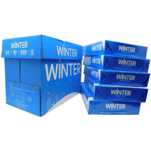 WINTER PHOTO COPY PAPER A4 80GSM WHITE,(5X500SHEETS/BOX)