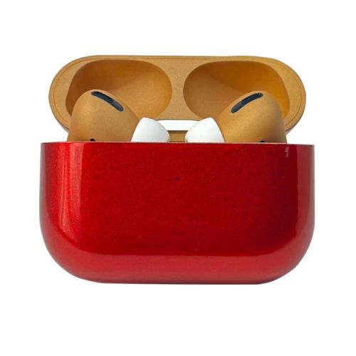 Merlin Craft Apple Airpods Pro Gen 2C Combo, Red Gold