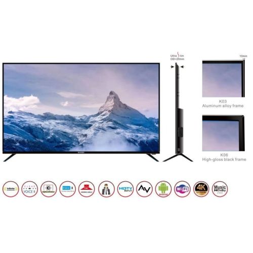 Magic World 75 Inch SMART TV, Official Android (11.0)-(MGO75DT20USB)