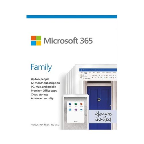 USA Microsoft 365 Family - 2 to 6 People (Instant E-mail Delivery) 