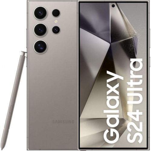 Samsung Galaxy S24 Ultra, 5G, 256GB, 12GB, Dual Sim, Titanium Gray (UAE Version)