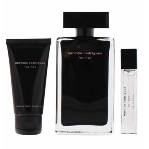 Narciso Rodriguez For Her (W) Set Edt 100Ml + Edt 10Ml Spray + Bl 50Ml