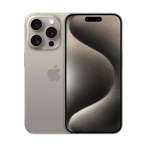 Apple iPhone 15 Pro (Physical Dual Sim - HK), 6.1 inch, 128GB, 8GB, Natural Titanium with FaceTime