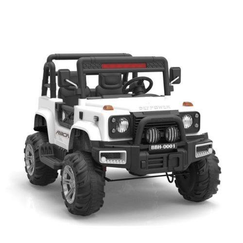 Megastar Trailhawk Suv Electric  12 V 2 Seater Jeep 4X4  - White (UAE Delivery Only)
