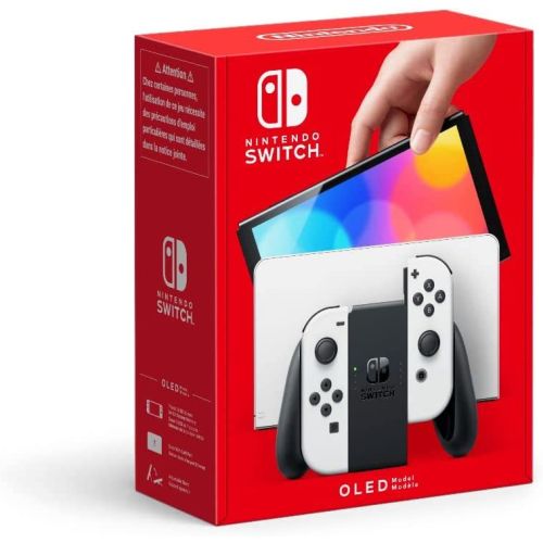 Nintendo Switch OLED Model Black & White Joy Con (International Version)
