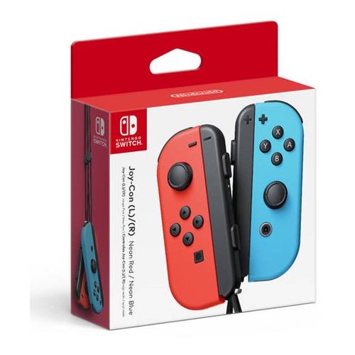 Nintendo Switch Joy Con Neon Red Blue  