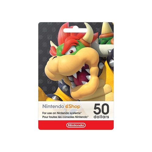 $50 USA Nintendo eShop Gift Card (Instant E-Mail Delivery)