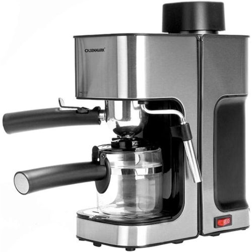Olsenmark 3.5 Bar Espresso Coffee Maker 800W 240ml, Silver/Black - OMCM2342
