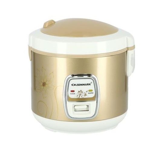 Olsenmark 3 In 1 Electric Rice Cooker, 1.2 Liter Capacity-(‎White)-(OMRC2121)