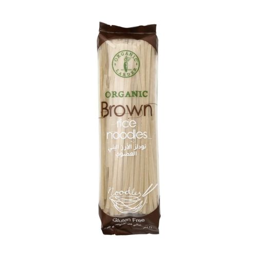 Organic Larder Rice Noodles Brown 220gm