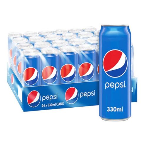 Pepsi Regular Can 330ml (Pack of 24)