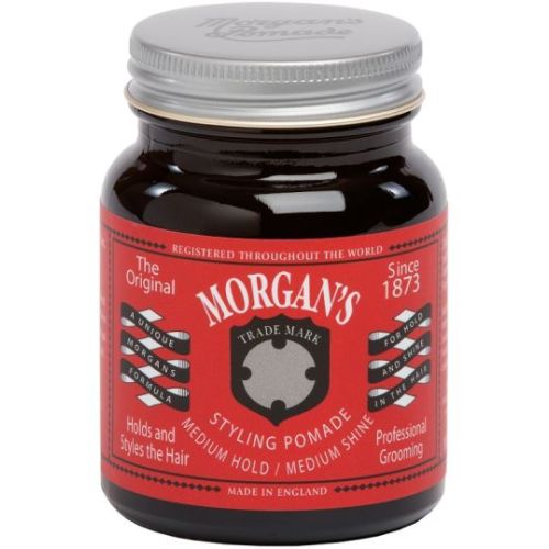 Morgan's Pomade Medium Hold/ Medium Shine 100g Jar (Red label)  