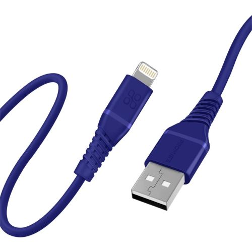 Promate USB-A to Lightning Cable, POWERLINE-AI120.Blue