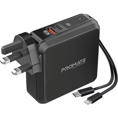 Promate Power Bank, Powerpack- Pd20+15000mAh Quick Charging Power Bank With Ac Charge-In  (UAE Delivery Only)