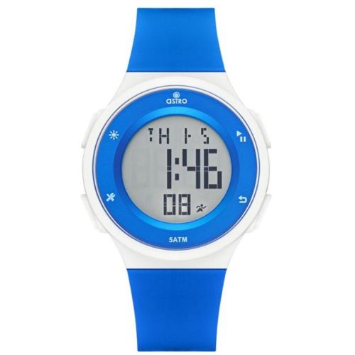 Astro Kids P4401 Movement Watch, Digital Display and Polyurethane Strap - A23924-PPNN, Blue