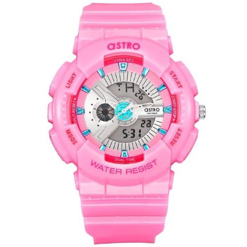 Astro Women's Watch, Analog-Digital Display and Polyurethane Strap - A22707-PPPW, Pink