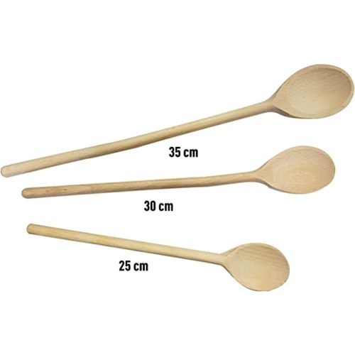 Prestige Wooden Spoon Set Off White - PR9302