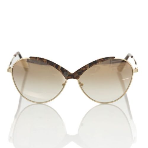 Frankie Morello Butterfly-Shaped Metallic Sunglasses (FR-22086)