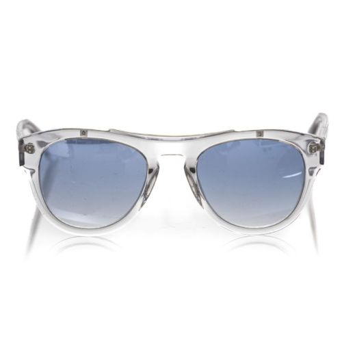 Frankie Morello Chic Shaded Blue Lens Wayfarer Sunglasses (FR-22130)