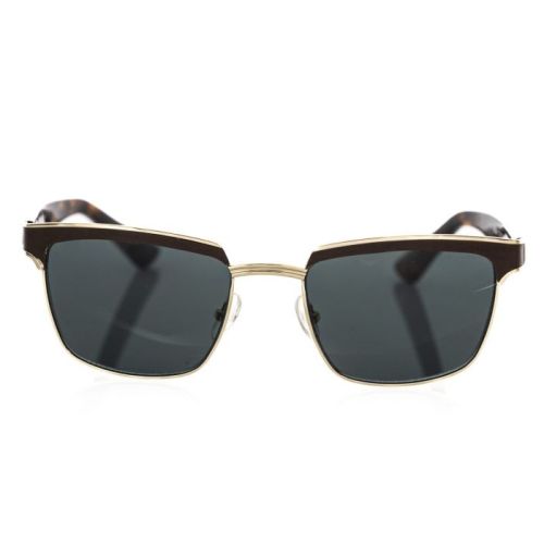 Frankie Morello Elegant Clubmaster Shaded Lens Sunglasses (FRMO-22134)