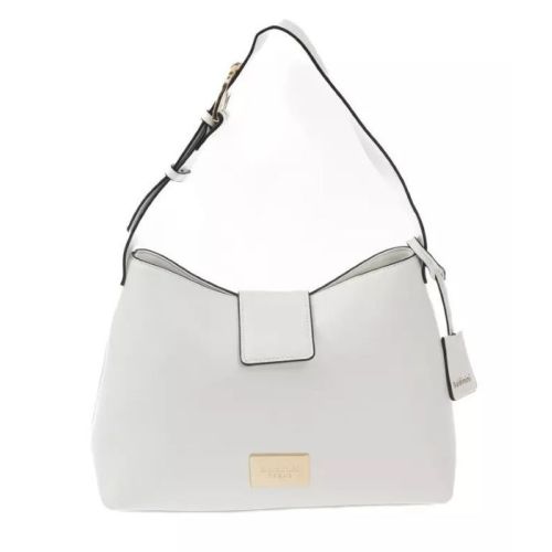 Baldinini Trend Chic White Flap Bag with Golden Accents (BA-23379)