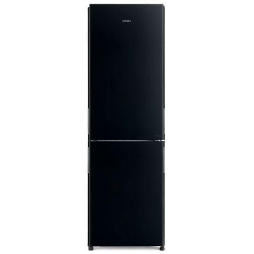 Hitachi 410L Bottom Freezer Refrigerator, Black-RBG410PUK6GBK