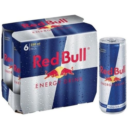 RedBull Energy Drink, 250 ml, Pack of 6 (UAE Delivery only)