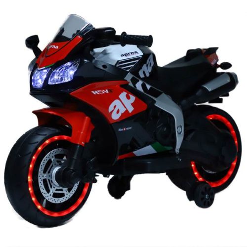 Megastar Ride On 12 V Rubble Sports Bike High Speed 3 Wheels Rechargeable Bike - Red (UAE Delivery Only)