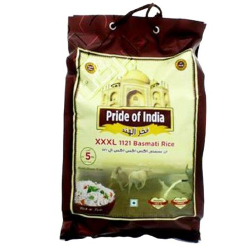 Pride Of India XXXL 1121 Basmati Rice, 5Kg 