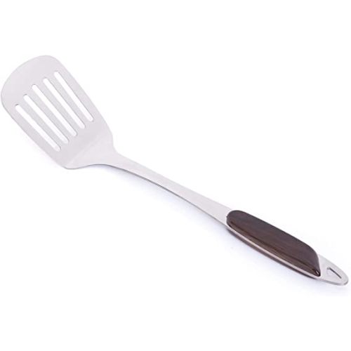 Royalford Heat Resistant Non-Stick Soft Grip Slotted Turner Cooking and Baking Equipment- RF2064ST