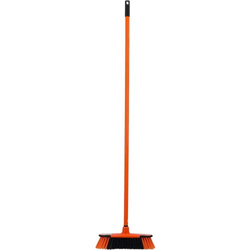 Royalford Long Floor Broom with Strong Iron Handle, Multicolor - RF2370-FB