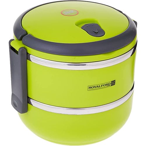 Royalford Double Layer Lunch Box-(Assorted Colors)-(RF4673)