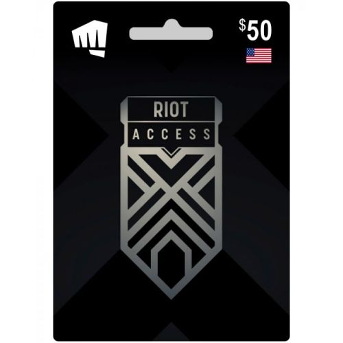 Riot Access Gift Card Code $50 (US) - Instant E-Mail Delivery