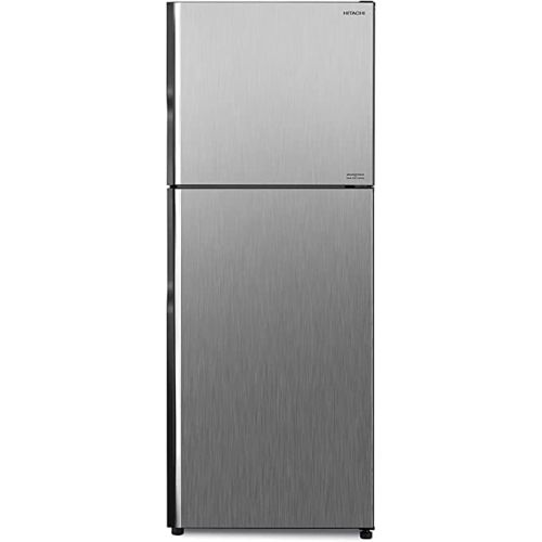 Hitachi 403L Gross 2 Doors Top Mount Refrigerator-(‎Platinum Silver)-(RVX505PUK9KPSV)