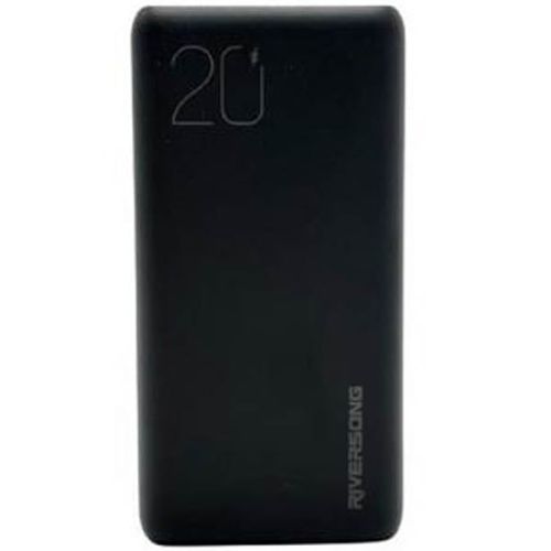 Riversong 20000 mAh PB76 Pro Super Charging Power Bank, Black - RS.VISION20PR-PB76.BK (UAE Delivery Only)