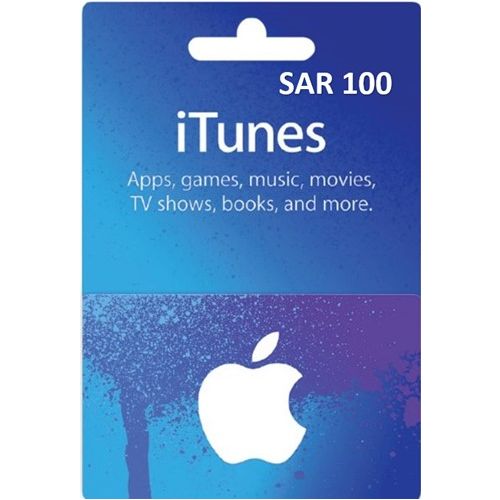 SAR 100 Apple iTunes Card (Instant E-mail Delivery)