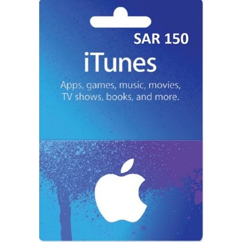 SAR 150 Apple iTunes Card (Instant E-mail Delivery)