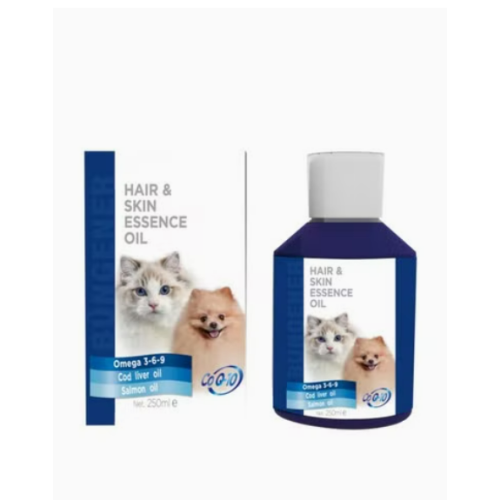 Bungener Hair & Skin Essence Fish Oil For Cats & Dogs 250Ml