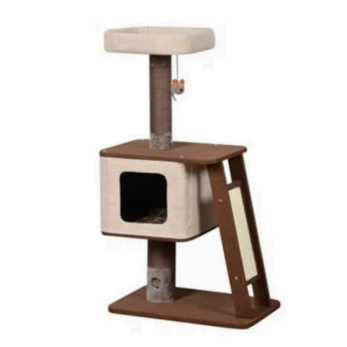 Catry Cat Tree 60 X 40 X 109.7Cm Brown (UAE Delivery Only)
