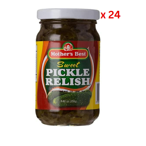 Mother'S Best Sweet Pickle Relish, 250 Gm Pack Of 24 (UAE Delivery Only)