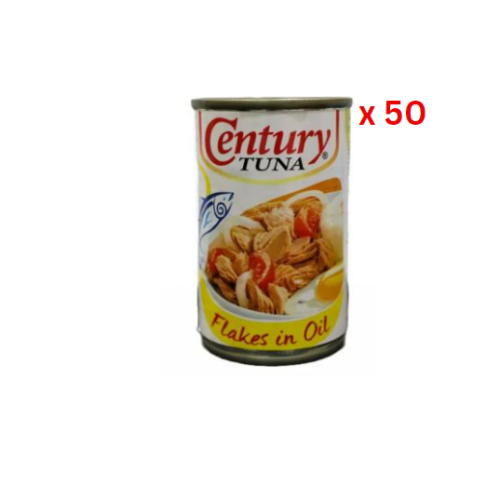 Century Tuna Hot & Spicy, 155G Pack Of 50 (UAE Delivery Only)