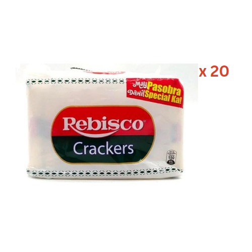 Rebisco Crackers Plain Pack Of 10 - 33 Gm Pack Of 20 (UAE Delivery Only)