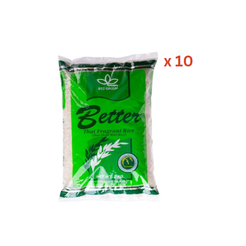 Better Thai Fragrant Rice, 2 Kg Pack Of 10 (UAE Delivery Only)