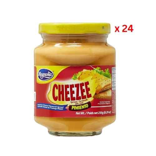 Magnolia Creamy Cheezee Spread Pimiento - 235 Gm Pack Of 24 (UAE Delivery Only)